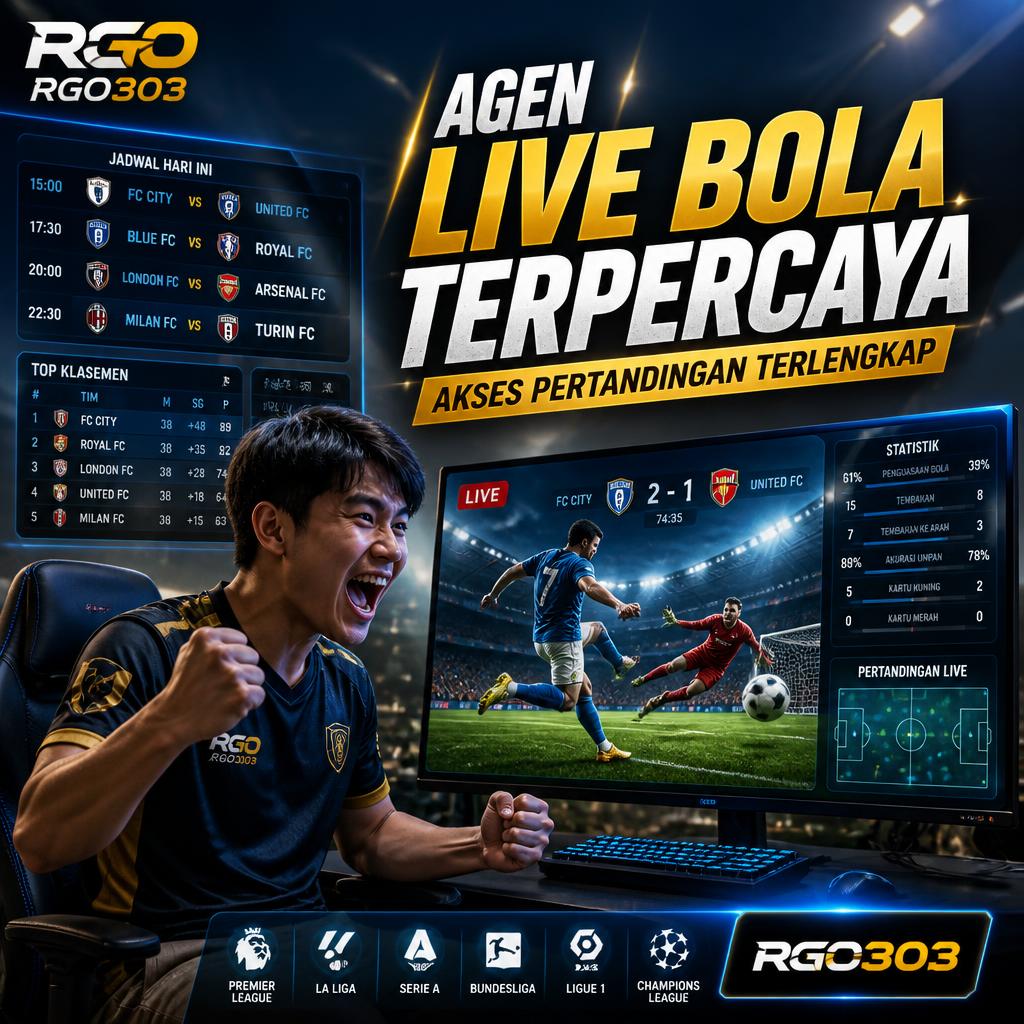 Agen Live Bola Terpercaya dengan Akses Pertandingan Terlengkap